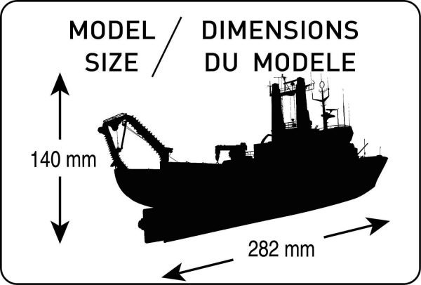 โมเดลเรือเดินสมุทร Heller HL80615 Titanic Searcher "Le Suroit" 1/200