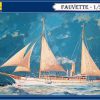 โมเดลเรือเดินสมุทร Heller HL80612 1893 Sailing Yacht Fauvette 1/200