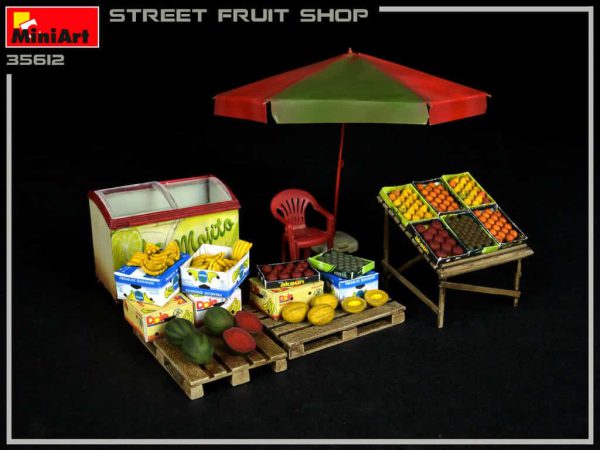 โมเดลฟิกเกอร์ MiniArt MI35612 Street Fruit Shop 1/35