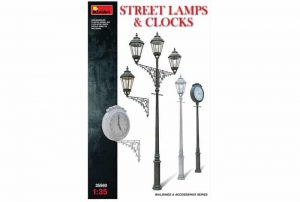 โมเดลมินิอาร์ท MiniArt MI35560 STREET LAMPS & CLOCKS 1/35