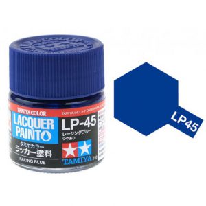 สีทามิย่า LP45 TAMIYA LACQUER PAINT RACING BLUE (10ML)