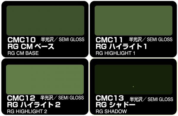 สีชุด CS-584 Color Modulation Set Russian Green
