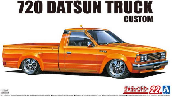 รถกระบะอาโอชิม่า AOSHIMA DATSUN TRUCK CUSTOM 82 1/24