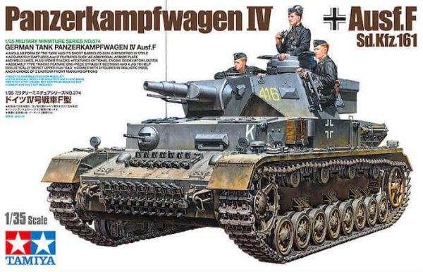รถถังทามิย่า TAMIYA 35374 PANZERKAMPFWAGEN IV Ausf.F 1/35