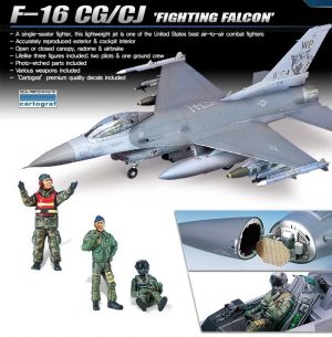 เครื่องบิน Academy AC12123 F-16CG/CJ Fighting Falcon 1/32
