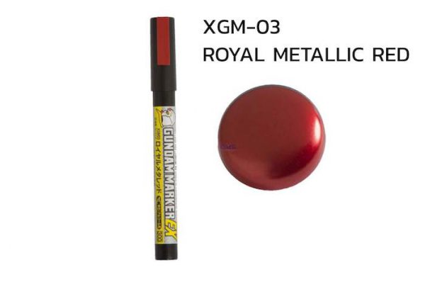 XGM03 GUNDAM MARKER EX ROYAL METALLIC RED สีแดง