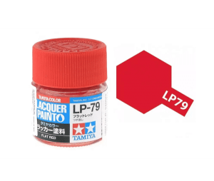 สีทามิย่า Lacquer LP79 Flat red 10ML