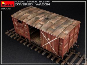 MI39002 RUSSIAN IMPERIAL RAILWAY COVERED WAGON 1/35