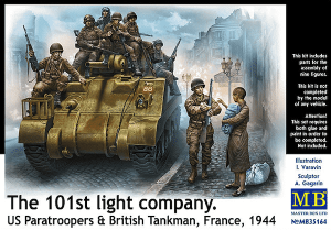 MB35164 THE 101ST LIGHT COMPANY FRANCE 1944 1/35