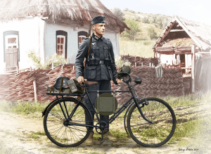 MB35171 GERMAN SOLDIER-BICYCLIST 1939-1942 1/35