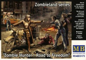 MB35175 ZOMBIE HUNTER ROAD TO FREEDOM 1/35