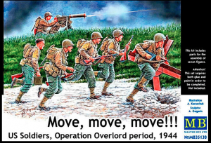 MB35130 MOVE MOVE MOVE US SOLDIERS 1/35