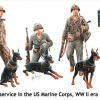 MB35155 DOGS IN SERVICE US MARINE CORPS 1/35