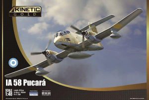 เครื่องบิน Kinetic IA 58 PUCARA 1/48