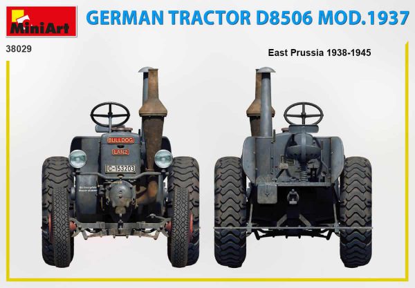 MINIART 38029 GERMAN TRACTOR D8506 MOD 1937 1/35