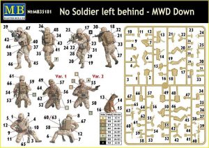 MB35181 NO SOLDIER LEFT BEHIND MWD DOWN 1/35
