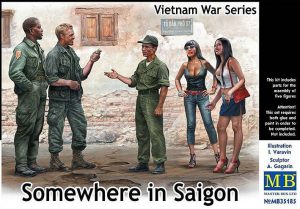 MB35185 Somewhere in Saigon Vietnam War Series 1/35