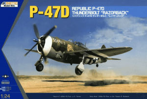 เครื่องบิน Kinetic REPUBLIC P-47D THUNDERBOLT RAZORBACK 1/24