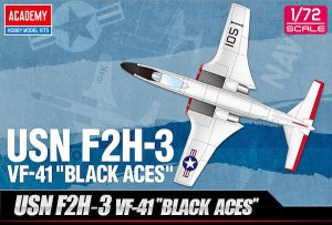 เครื่องบิน ACADEMY 12548 USN F2H-3 VF-41 BLACK ACES 1/72
