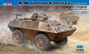 โมเดลยานเกราะ Hobbyboss M706 Commando Car Product Improved 1/35