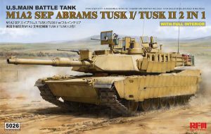 รถถัง RFM M1A2 SEP Abrams TUSK I /TUSK II with Full Interior 1/35