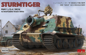 รถถัง RFM Sturmtiger RM61 L/5.4/38cm w/Workable Track Links 1/35
