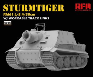 รถถัง RFM Sturmtiger RM61 L/5.4/38cm w/Workable Track Links 1/35