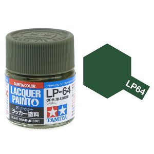 สีทามิย่า Lacquer LP64 Olive Drab JGSDF 10ML