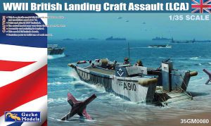 เรือสะเทินน้ำ Gecko WWII British Landing Craft Assault (LCA) 1/35