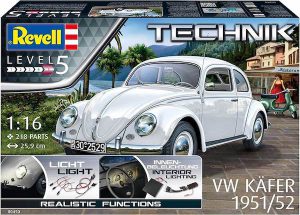 รถยนต์ Revell VW Beetle 1951/1952 Light Technology 1/16