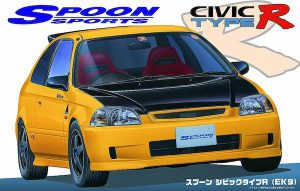 โมเดลรถยนต์ Fujimi Spoon Civic Type R (EK9) 1/24