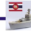 โมเดลเรือธนบุรี FS360004 HTMS Thai Navy Thonburi Resin 1/350