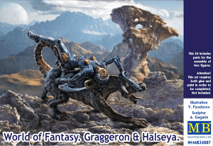 โมเดลฟิกเกอร์ MB24007 World of Fantasy. Graggeron & Halseya 1/24