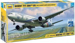 เครื่องบินโดยสาร Zveza airliner Boeing 777-300 1/144