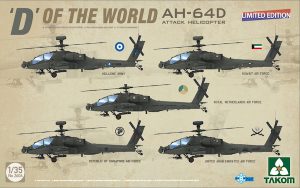 เฮลิคอปเตอร์ TAKOM 2606 'D' of the World AH-64D (Limited Edition) 1/35