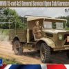 รถทหาร Gecko 35GM0025 BEDFORD MWD 15-CWT 4X2 GENERAL SERVICE TRUCK 1/35