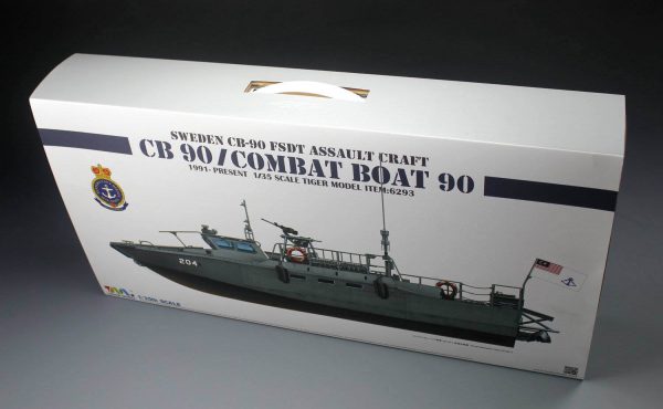 โมเดลเรือรบสวีเดน Sweden CB-90 FDST Assault Craft CB 90/Combat Boat 90 1/35