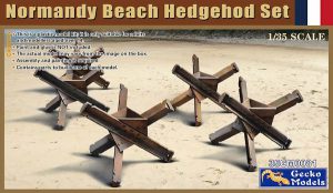 อุปกรณ์ทหาร Gecko 35GM0081 NORMANDY BEACH HEDGEHOD SET 1/35