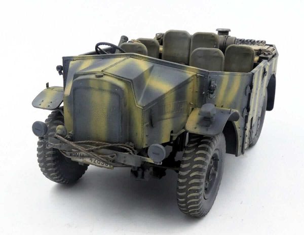 รถทหาร Gecko 35GM0073 German 4x4 7.5cm Pak 40 Beutewagen 1/35