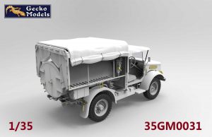 รถทหาร Gecko 35GM0031 Bedford MWC 15-cwt Gallon Water Bowser 1/35