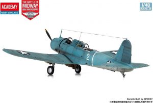 เครื่องบิน ACADEMY 12530 SB2U-3 Battle Midway Special 80th 1/48